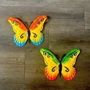 2-Piece Butterfly Metal Wall Decor Set 🦋